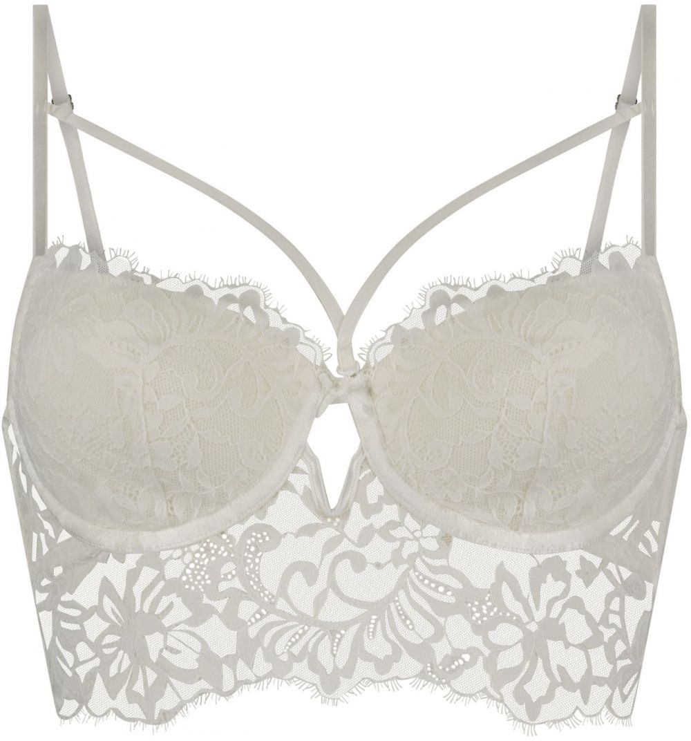 Hunkemöller Podprsenka 'Isabella'  šedobiela