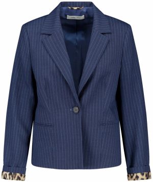 GERRY WEBER Blejzer  tmelová / námornícka modrá / tmavomodrá / čierna