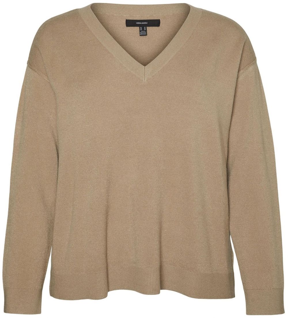 Vero Moda Curve Sveter 'VMCGOLD'  brokátová