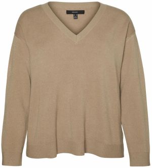 Vero Moda Curve Sveter 'VMCGOLD'  brokátová