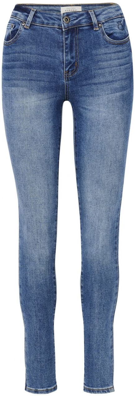 KOROSHI Džínsy  modrá denim