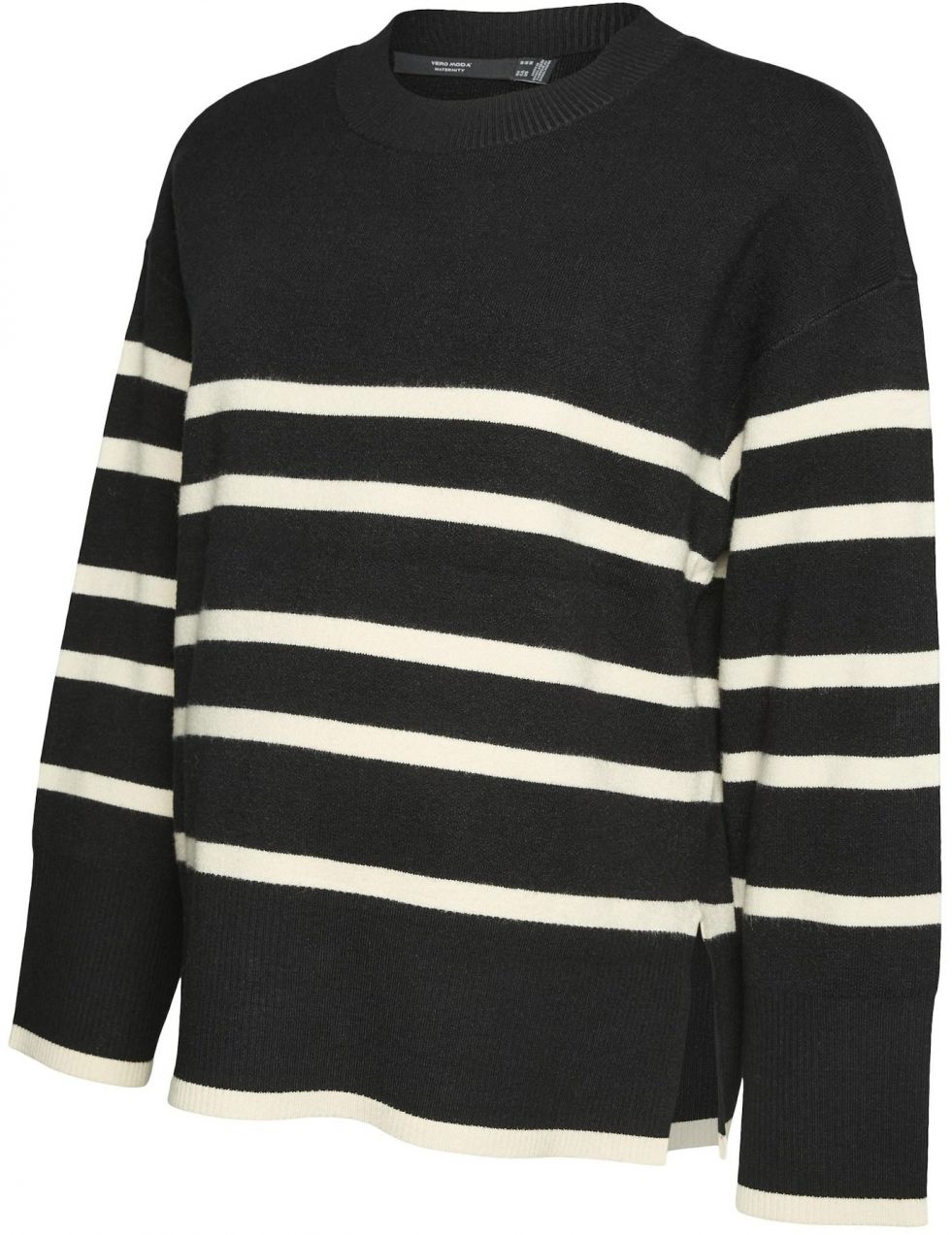 Vero Moda Maternity Sveter 'VMMSaba'  krémová / čierna