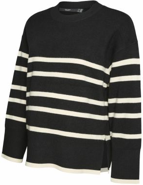 Vero Moda Maternity Sveter 'VMMSaba'  krémová / čierna