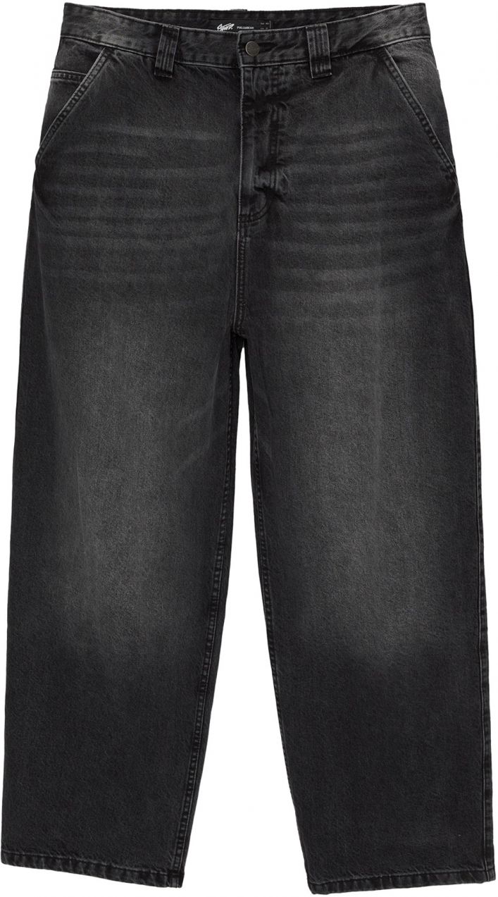 Pull&Bear Džínsy  čierny denim