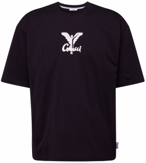 Carlo Colucci Tričko  čierna / biela