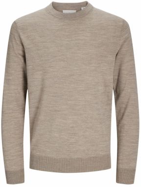 JACK & JONES Sveter 'JPRMark'  sivobéžová