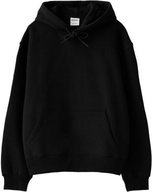 Bershka Mikina  čierna