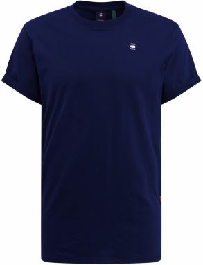 G-STAR Tričko 'Lash'  tmavomodrá / biela