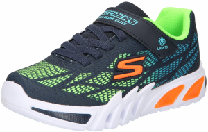 SKECHERS Tenisky 'Flex-Glow Elite - Vorlo'  tyrkysová / tmavomodrá / svetlozelená / oranžová