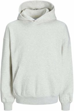 JACK & JONES Mikina 'JJEURBAN EDGE'  biela melírovaná
