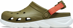 Crocs Dreváky 'Duet Max'  zelená / oranžová / biela