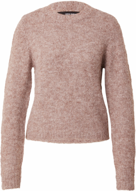 VERO MODA Sveter 'VMNovah'  hnedá