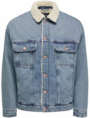 Only & Sons Prechodná bunda 'ONSWILSON'  modrá denim