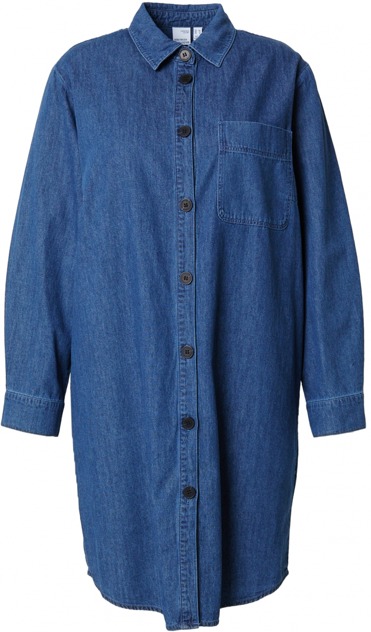Vero Moda Curve Košeľové šaty 'VMCEloise'  modrá denim