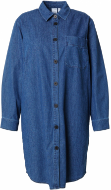 Vero Moda Curve Košeľové šaty 'VMCEloise'  modrá denim