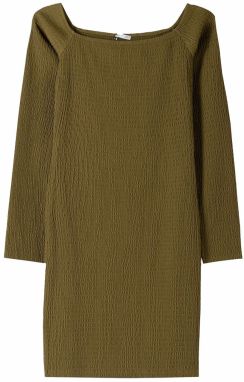 Bershka Šaty  olivová