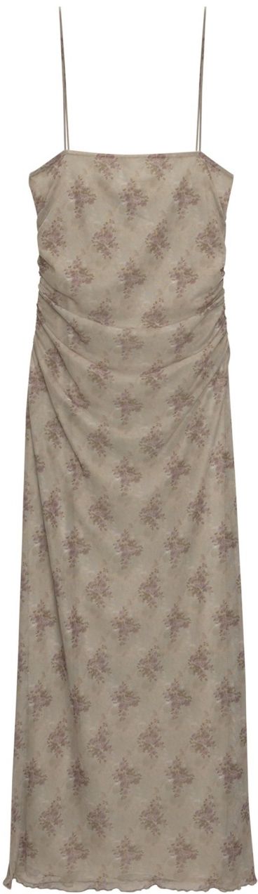 Pull&Bear Šaty  sivá / olivová / orgovánová