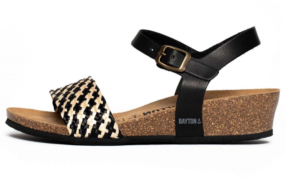 Bayton Sandále 'LEGANES'  béžová / čierna