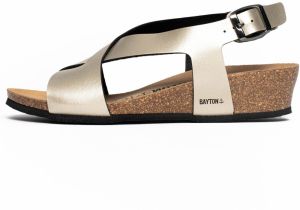 Bayton Sandále 'Salamanque'  hnedá / zlatá / čierna