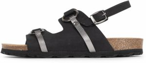 Bayton Remienkové sandále 'Astral'  hnedá melírovaná / čierna / strieborná