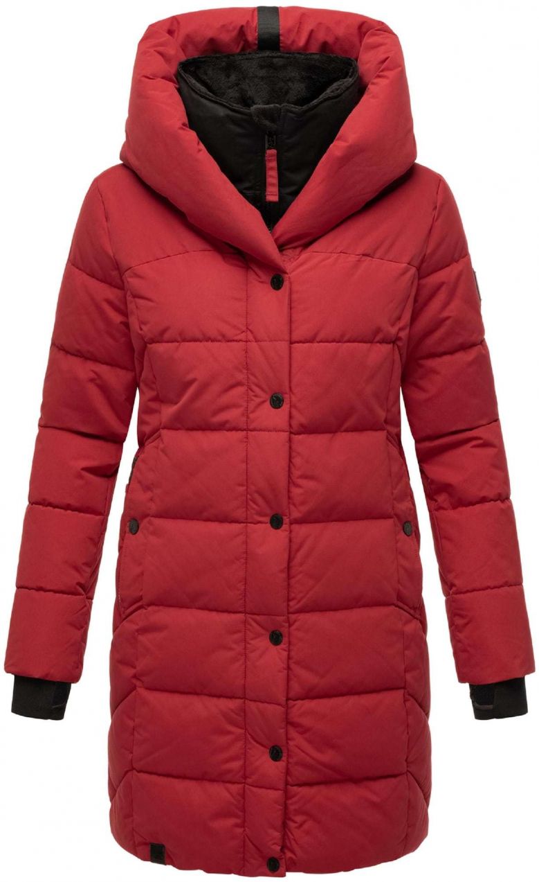 NAVAHOO Zimný kabát 'Knutschilein'  červená