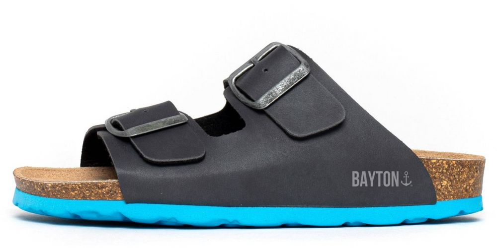 Bayton Otvorená obuv 'Atlas'  sivá / čierna