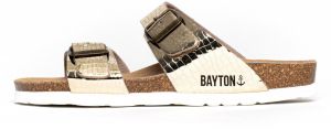 Bayton Sandále 'Marbella'  svetlohnedá / zlatá / čierna / biela