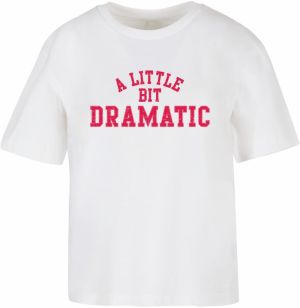 Miss Tee Tričko 'Lil Dramatic'  ružová / biela