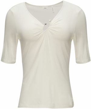 s.Oliver BLACK LABEL Tričko  krémová