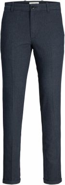 JACK & JONES Chino nohavice 'JPSTMarco JJHenry'  modrá melírovaná