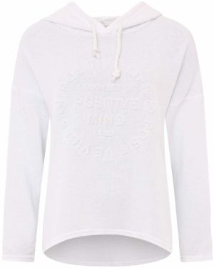 Zwillingsherz Mikina 'Positive Mind'  biela
