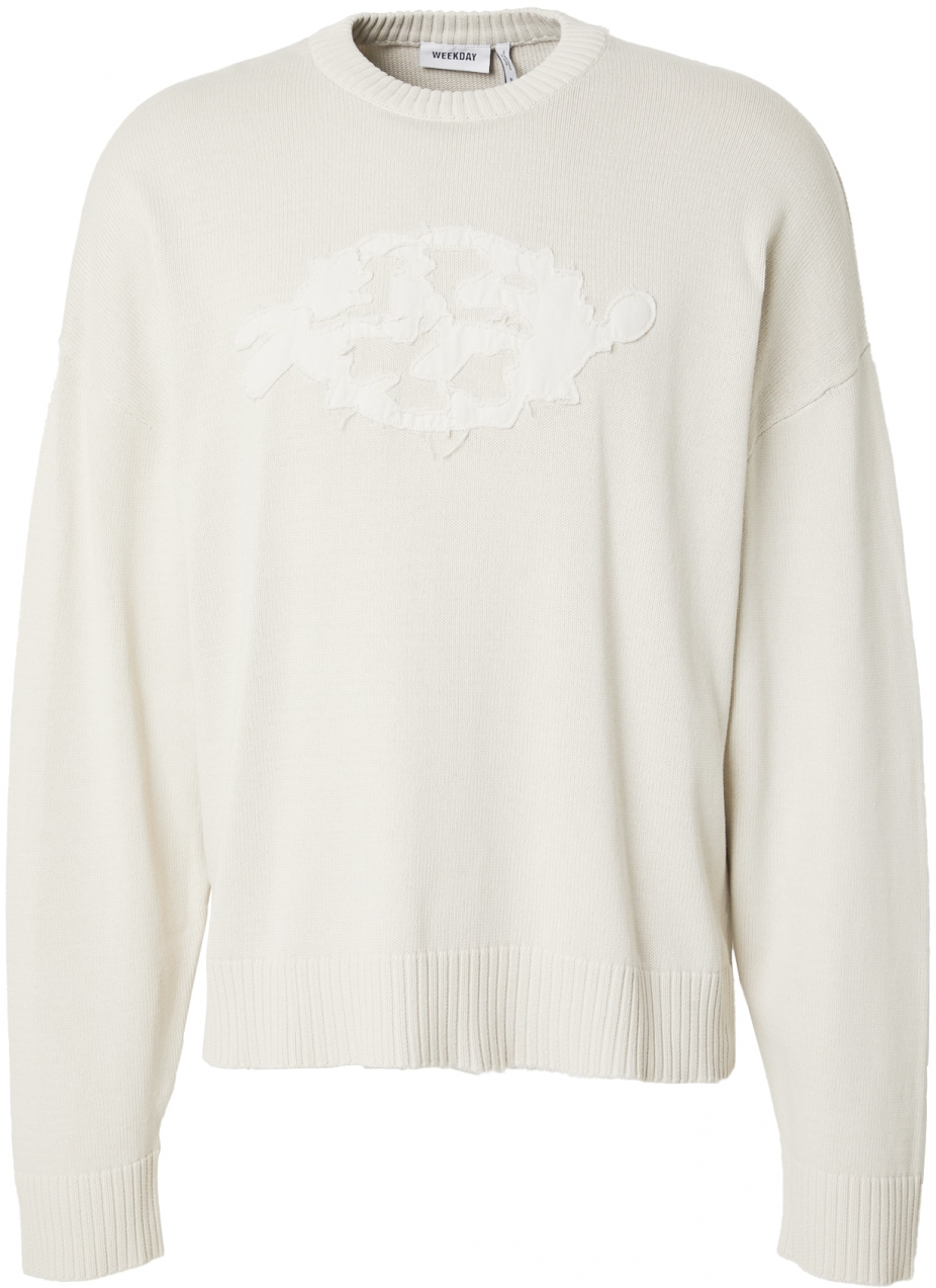 WEEKDAY Sveter 'Jose'  svetlosivá
