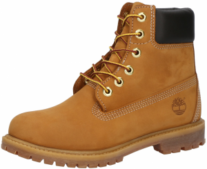 TIMBERLAND Šnurovacie členkové čižmy  zlatá žltá / čierna