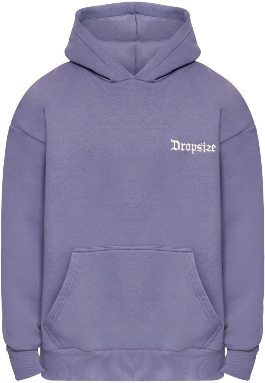 Dropsize Mikina  modrofialová / biela