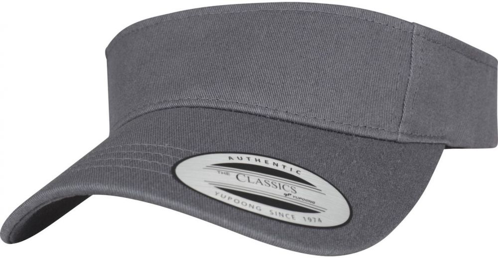 Flexfit Čiapka 'Curved Visor'  tmavosivá