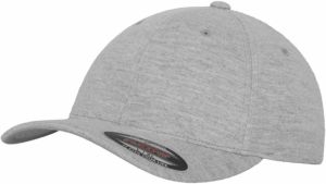 Flexfit Čiapka  sivá melírovaná / červená / čierna