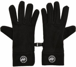 Urban Classics Prstové rukavice 'Hiking Polar'  sivá / čierna / biela