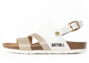 Bayton Remienkové sandále 'Vitoria'  béžová / biela