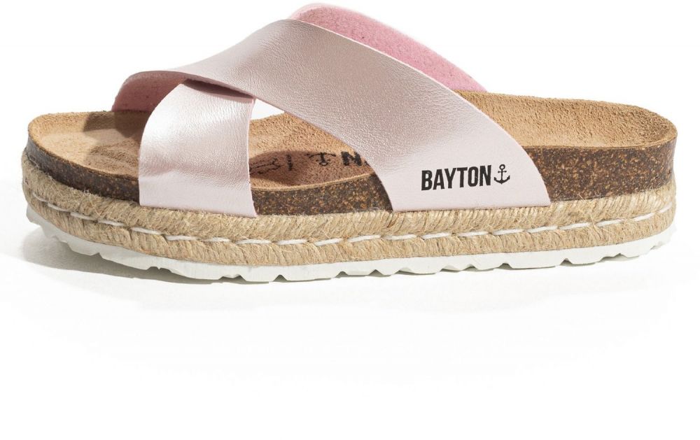 Bayton Šľapky 'ARTEMIS'  farba ťavej srsti / rosé / čierna