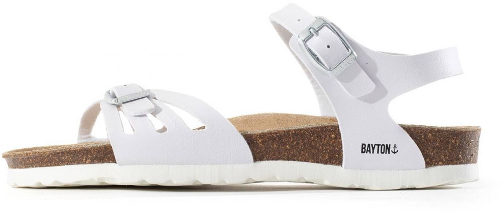 Bayton Remienkové sandále 'Eos'  čierna / biela