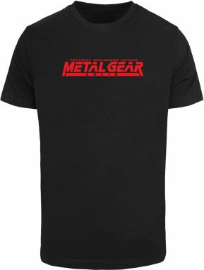 Merchcode Tričko 'Metal Gear'  krvavo červená / čierna