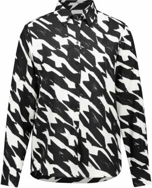 GERRY WEBER Blúzka  čierna / biela