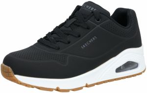 SKECHERS Nízke tenisky 'UNO - STAND ON AIR'  čierna / biela