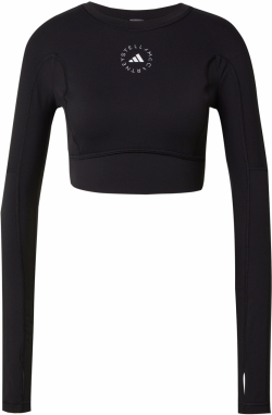 ADIDAS BY STELLA MCCARTNEY Funkčné tričko  čierna / biela