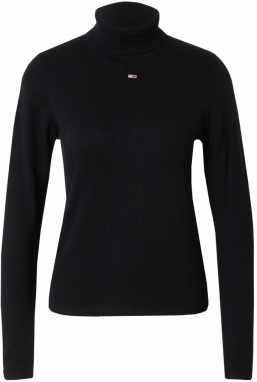 Tommy Jeans Sveter 'ESSENTIAL'  čierna