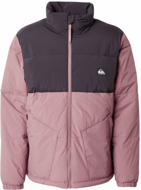 QUIKSILVER Outdoorová bunda  orchideová / čierna