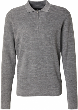 JACK & JONES Sveter 'JPRBLABUSHWICK AXEL'  sivá melírovaná