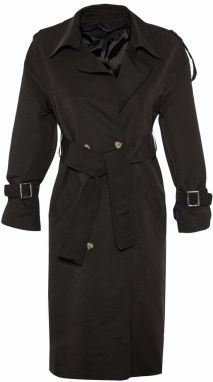 Trendyol Prechodný kabát  čierna