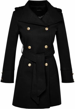 Trendyol Prechodný kabát  čierna