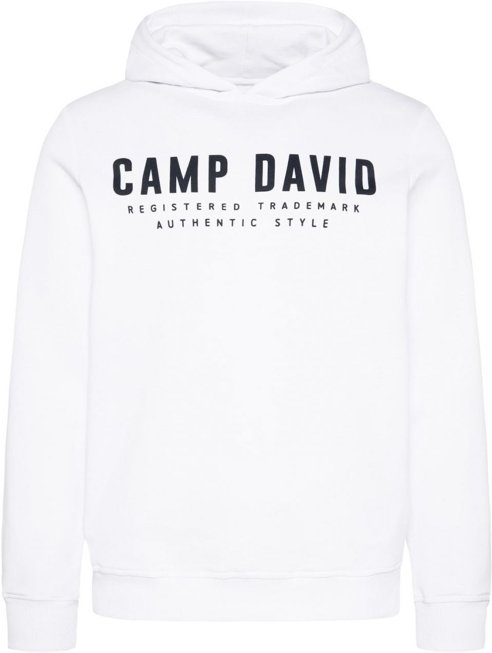 CAMP DAVID Mikina  čierna / biela